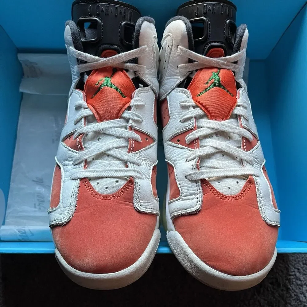 Nike Air Jordan Retro 6 GS Gatorade Size 5.5Y Women’s 7 384665-145